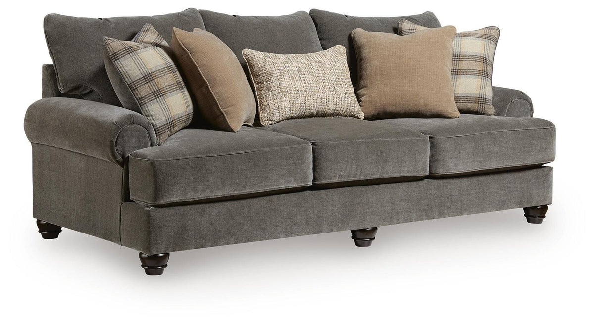 Tallow Creek Queen Sofa Sleeper in Shadow, angle view