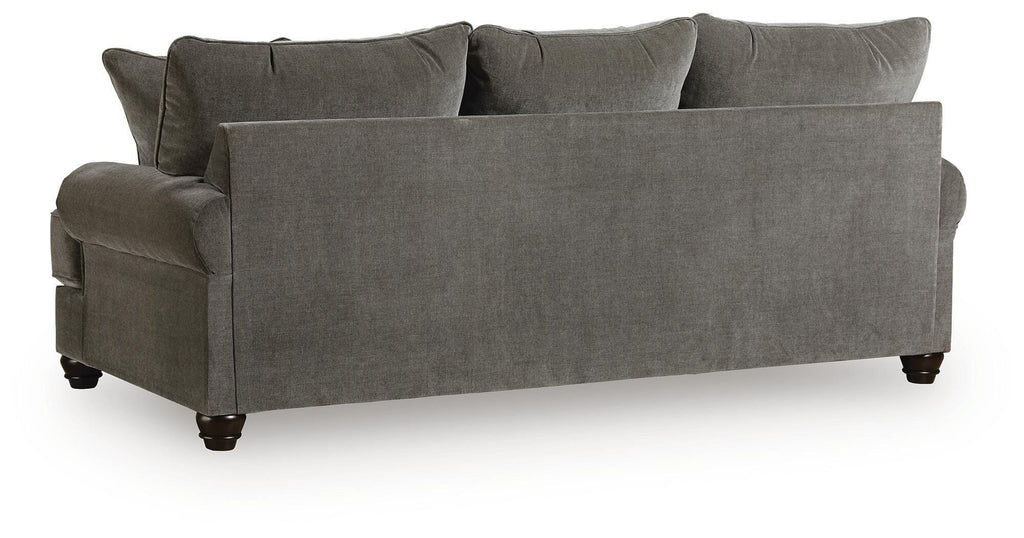Tallow Creek Queen Sofa Sleeper in Shadow, back view