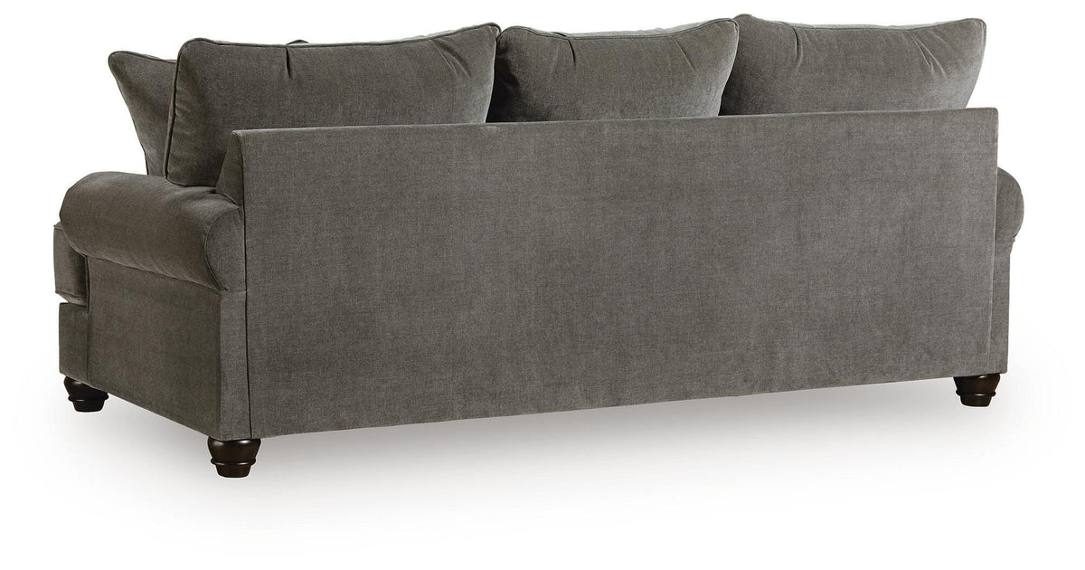 Tallow Creek Queen Sofa Sleeper in Shadow, back view