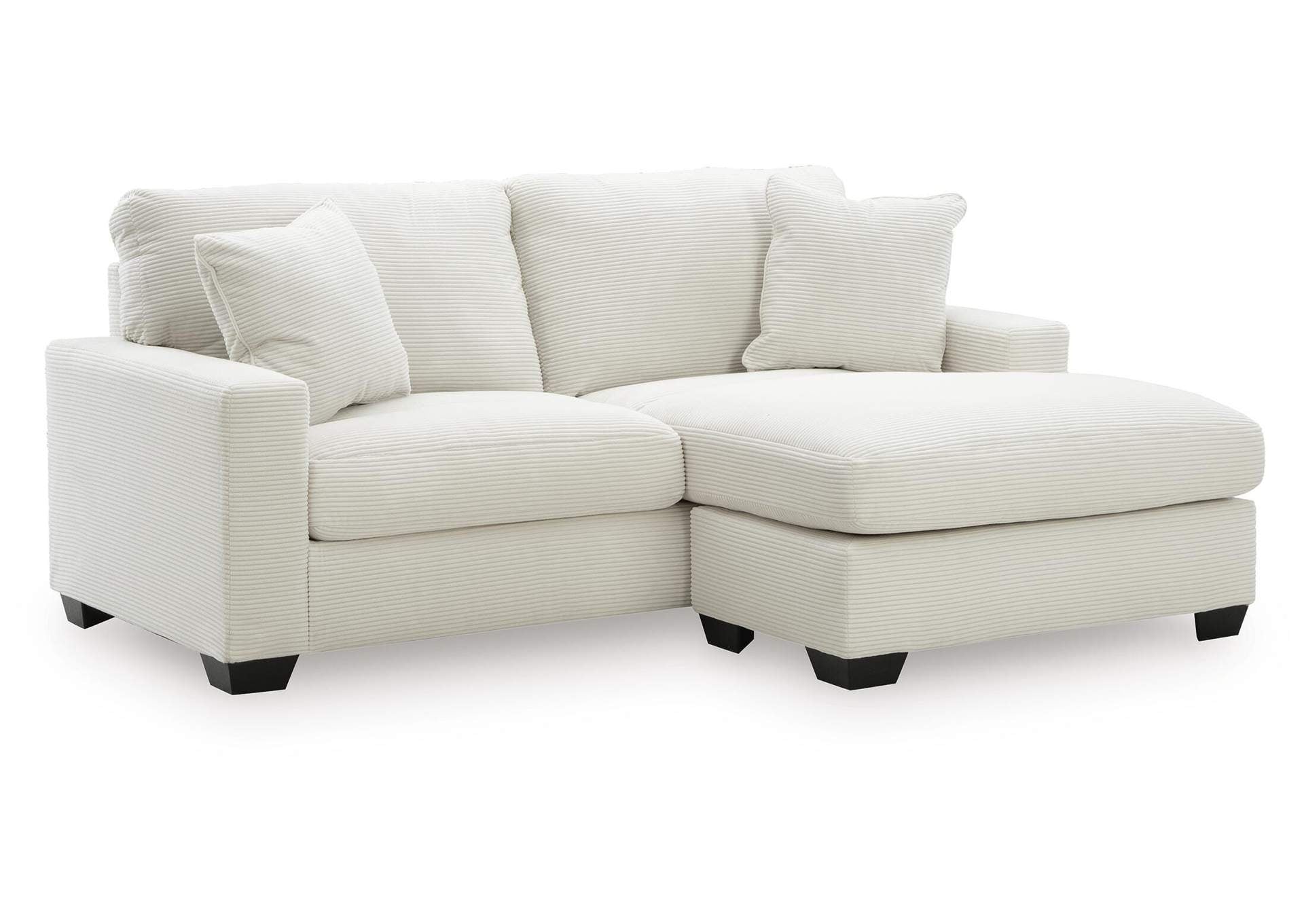Greenbriar Sofa Chaise angled view