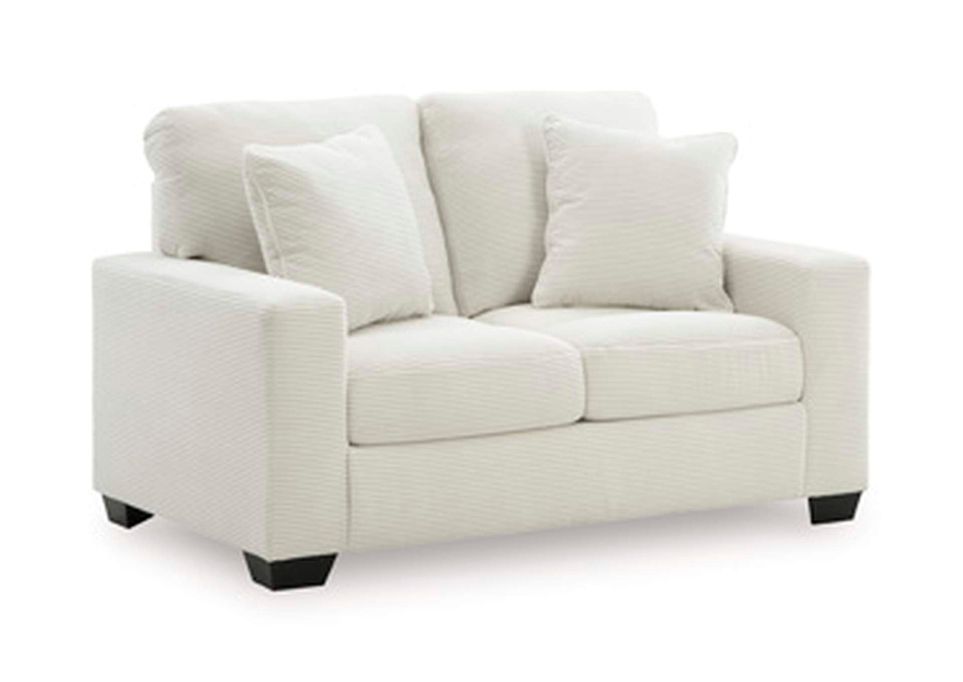 Amesley Sofa and Loveseat angled view