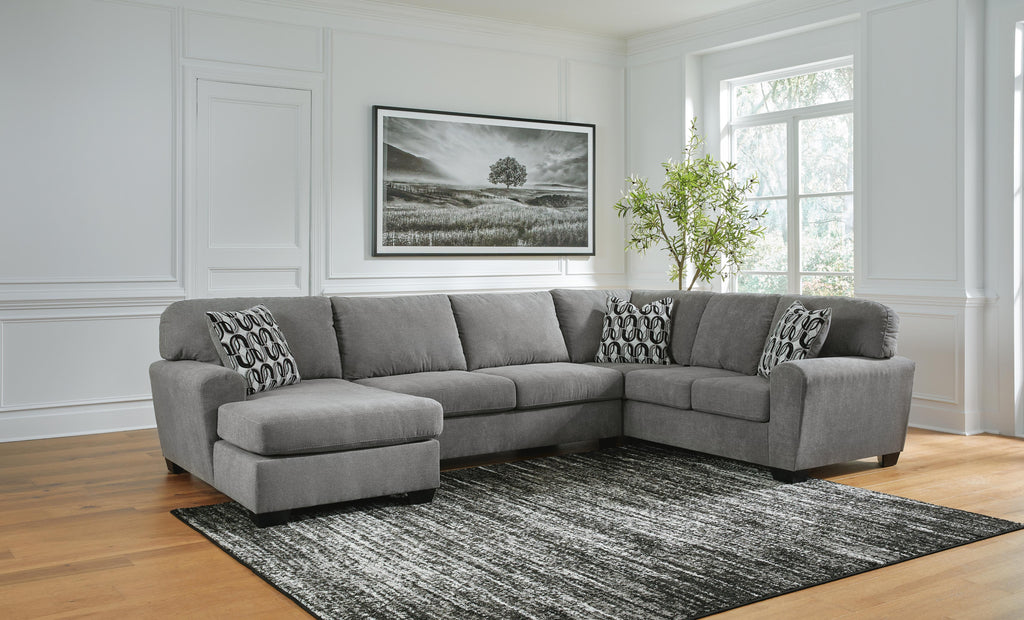 Birkdale Court sectional, 3-Piece Sectional with Chaise · Left-Facing Chaise · 137 × 90 × 38 in, view 2