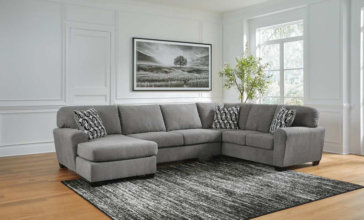 Birkdale Court sectional, 3-Piece Sectional with Chaise · Left-Facing Chaise · 137 × 90 × 38 in, view 2