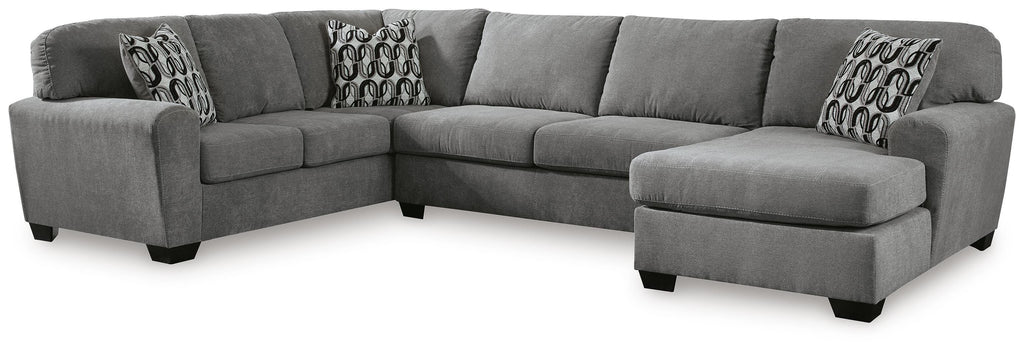 Birkdale Court sectional, 3-Piece Sectional with Chaise · Right-Facing Chaise · 90 × 137 × 38 in, view 1