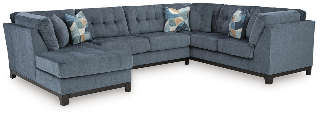 Maxon Place sectional, 3-Piece Sectional with Chaise · Left-Facing Chaise · 140 × 100 × 37 in, view 1