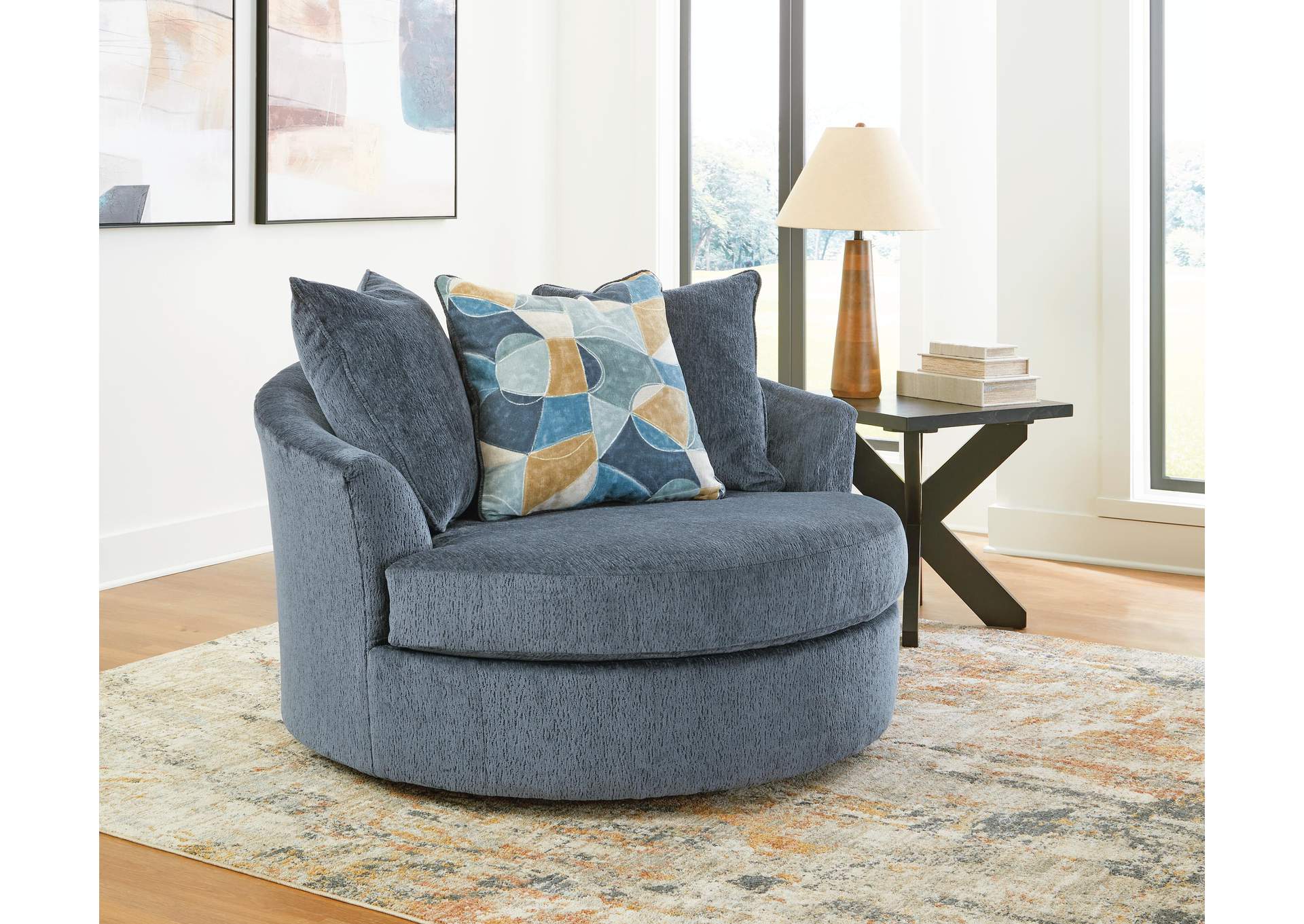 Maxon Place Oversized Swivel Accent Chair