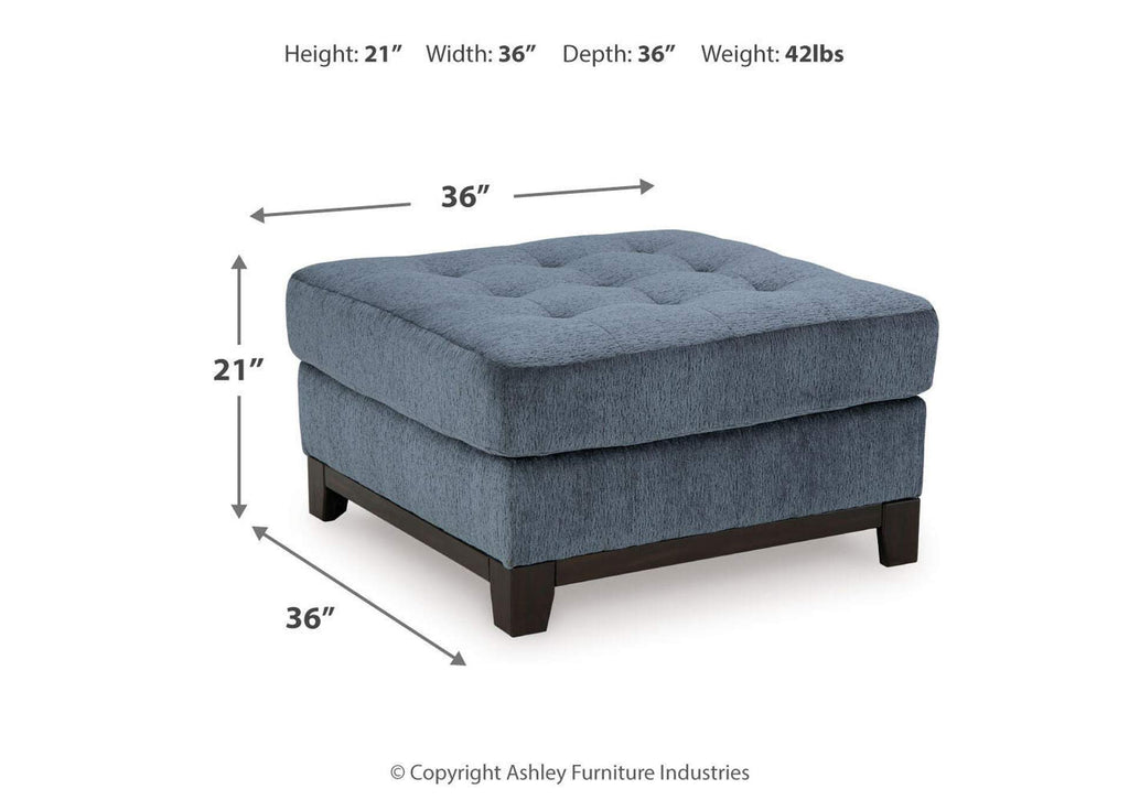 Maxon Place Oversized Accent Ottoman dimensions