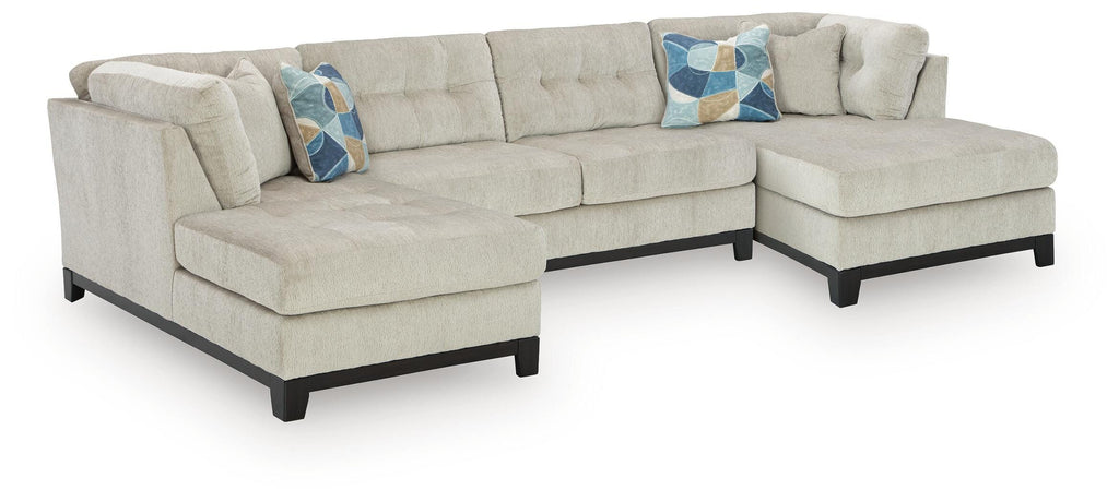 Maxon Place sectional, 3-Piece Sectional with Chaise · Left-Facing Chaise · 142 × 67 × 39 in, view 1
