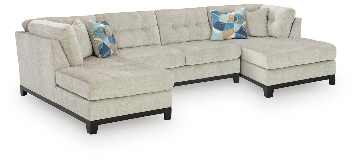 Maxon Place sectional, 3-Piece Sectional with Chaise · Left-Facing Chaise · 142 × 67 × 39 in, view 1
