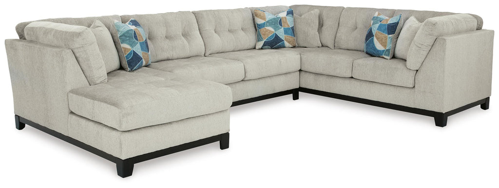 Maxon Place sectional, 3-Piece Sectional with Chaise · Left-Facing Chaise · 140 × 100 × 37 in, view 1