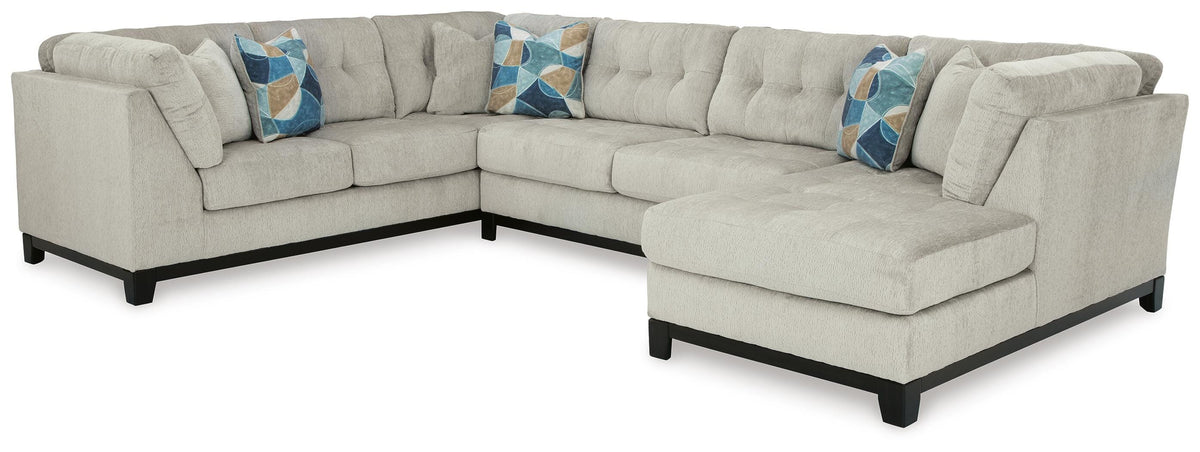 Maxon Place sectional, 3-Piece Sectional with Chaise · Right-Facing Chaise · 140 × 100 × 37 in, view 1
