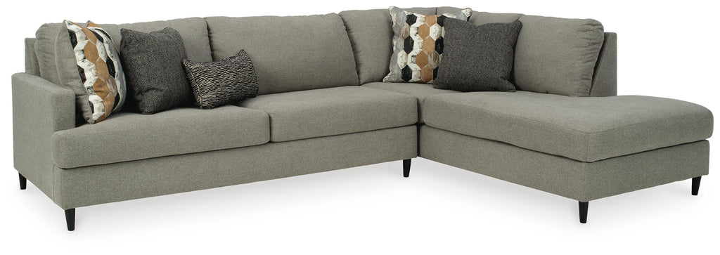 Santasia sectional, 2-Piece Sectional with Chaise · Right-Facing Chaise · 116 × 87 × 36 in, view 2