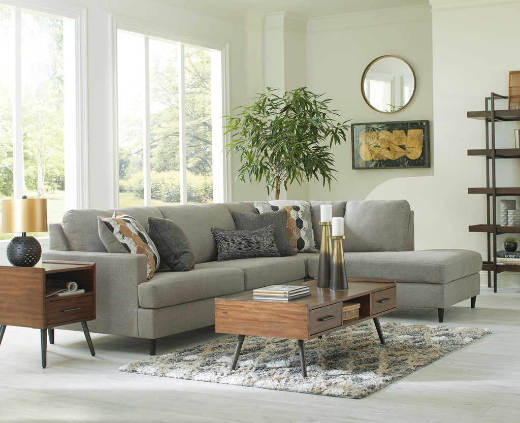 Santasia sectional, 2-Piece Sectional with Chaise · Right-Facing Chaise · 116 × 87 × 36 in, view 4