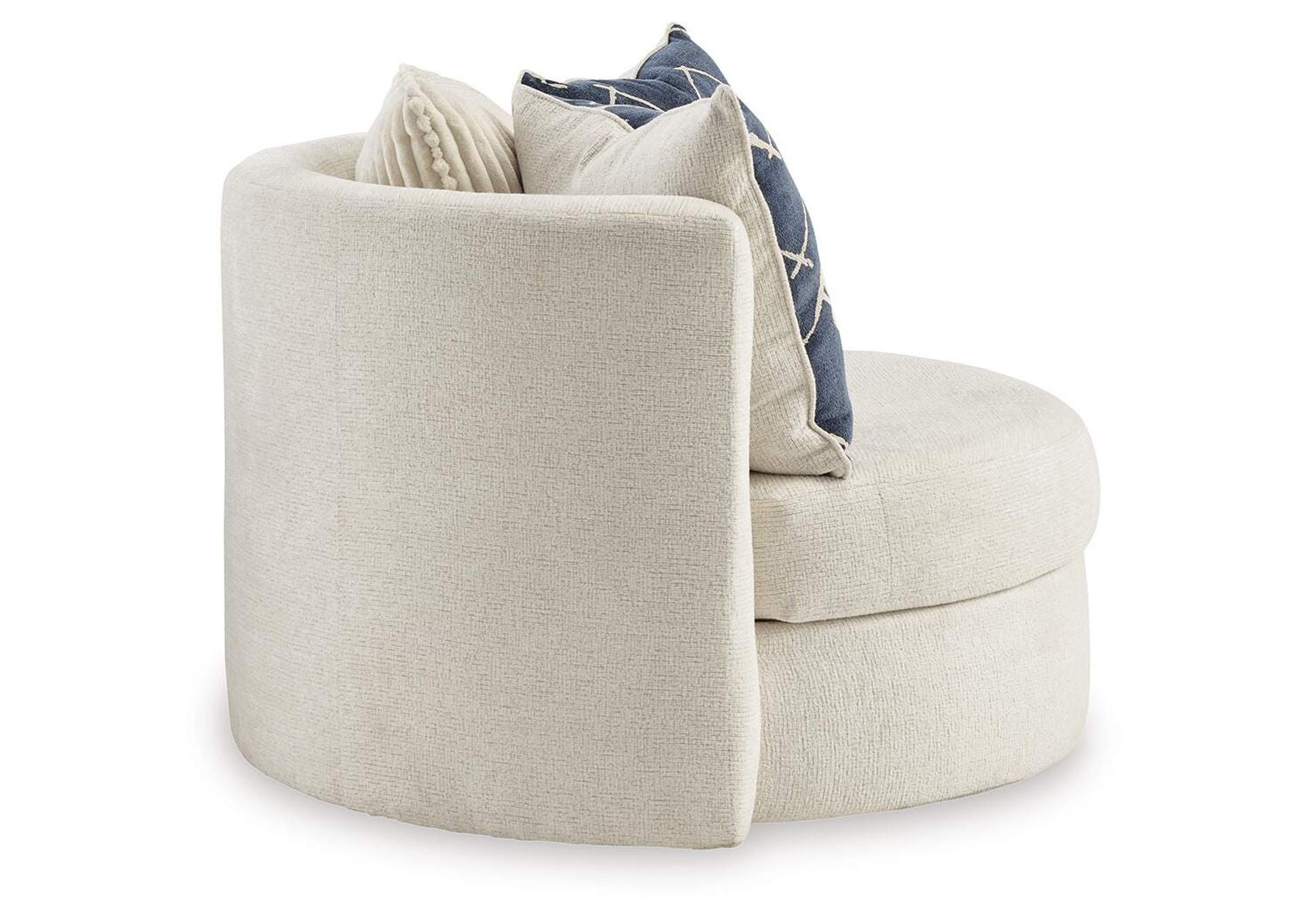 Padova Swivel Accent Chair side view