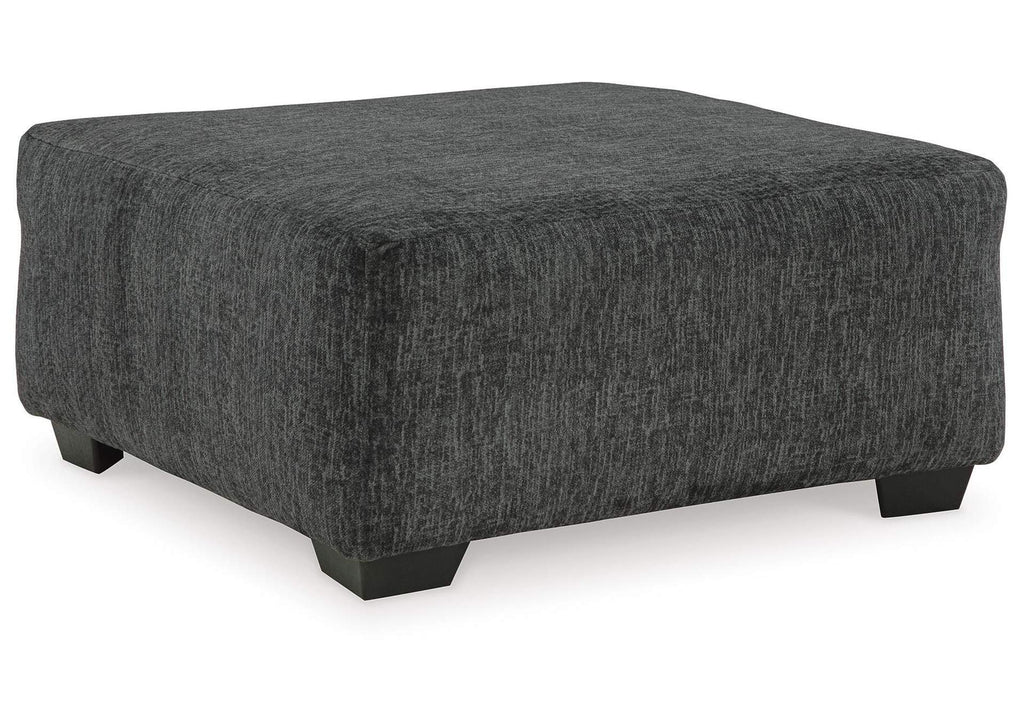 Biddeford Oversized Accent Ottoman angled view