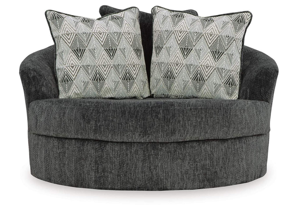 Biddeford Oversized Swivel Accent Chair