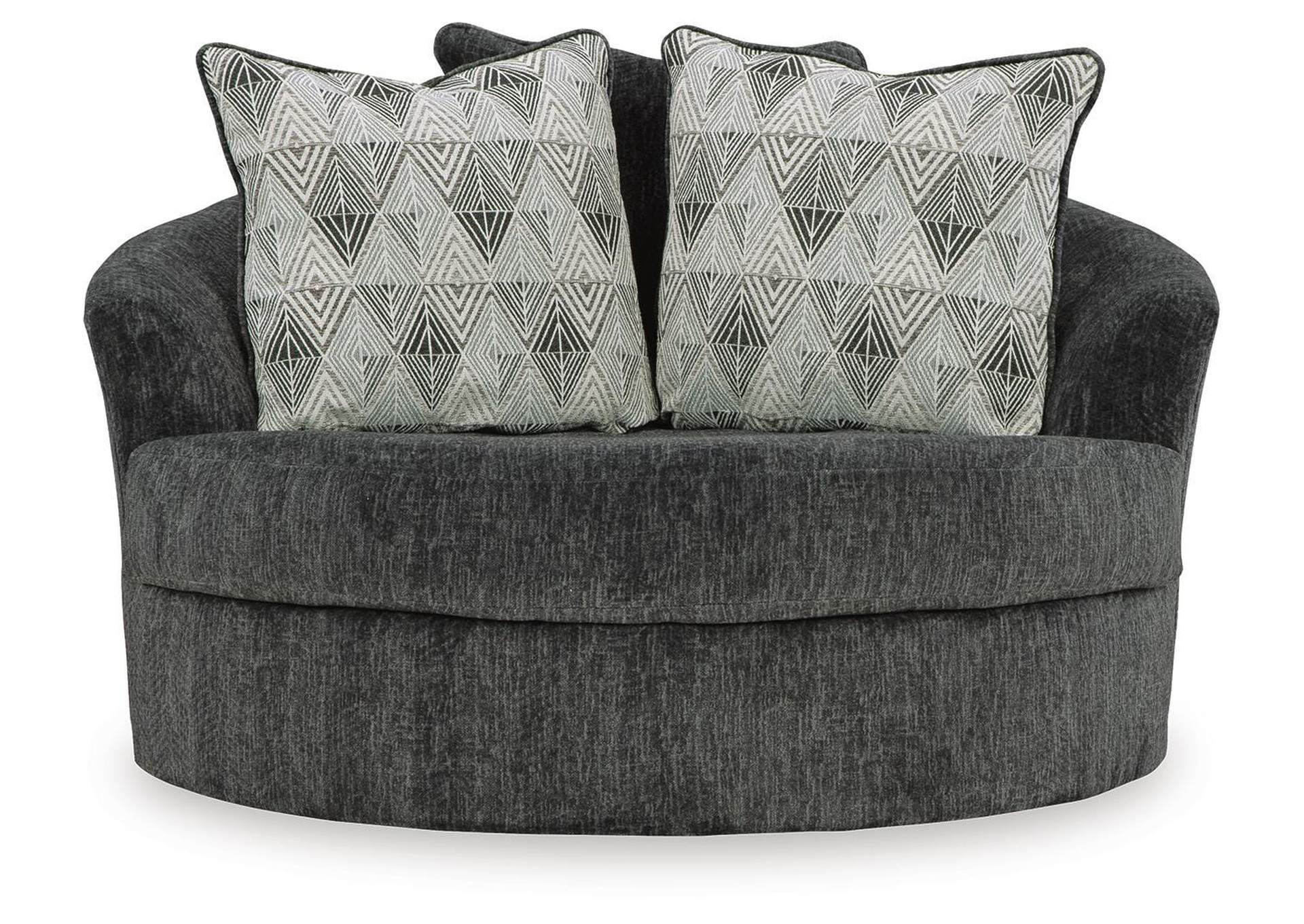 Biddeford Oversized Swivel Accent Chair