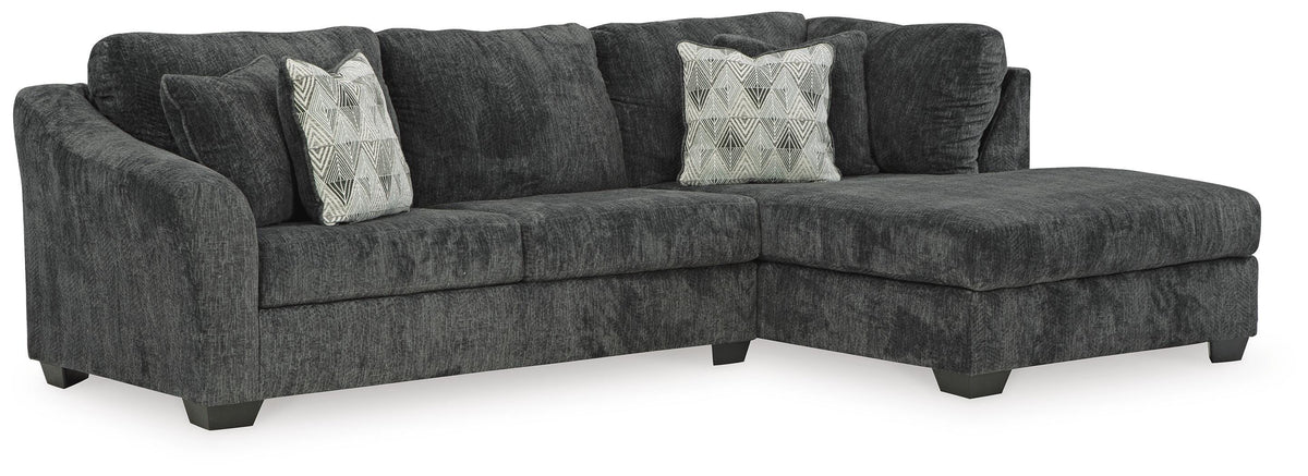 Biddeford sectional, 2-Piece Sectional with Chaise · Right-Facing Chaise · 118 × 73 × 40 in, view 1