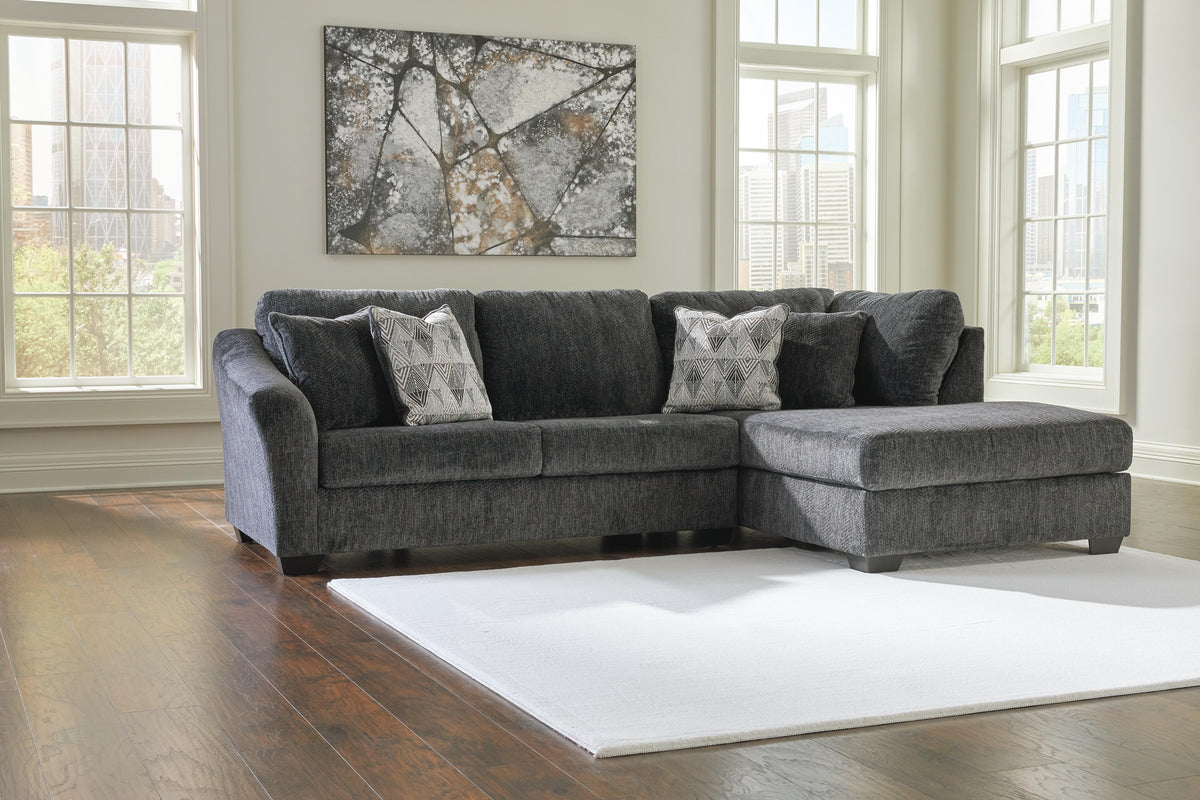 Biddeford sectional, 2-Piece Sectional with Chaise · Right-Facing Chaise · 118 × 73 × 40 in, view 2