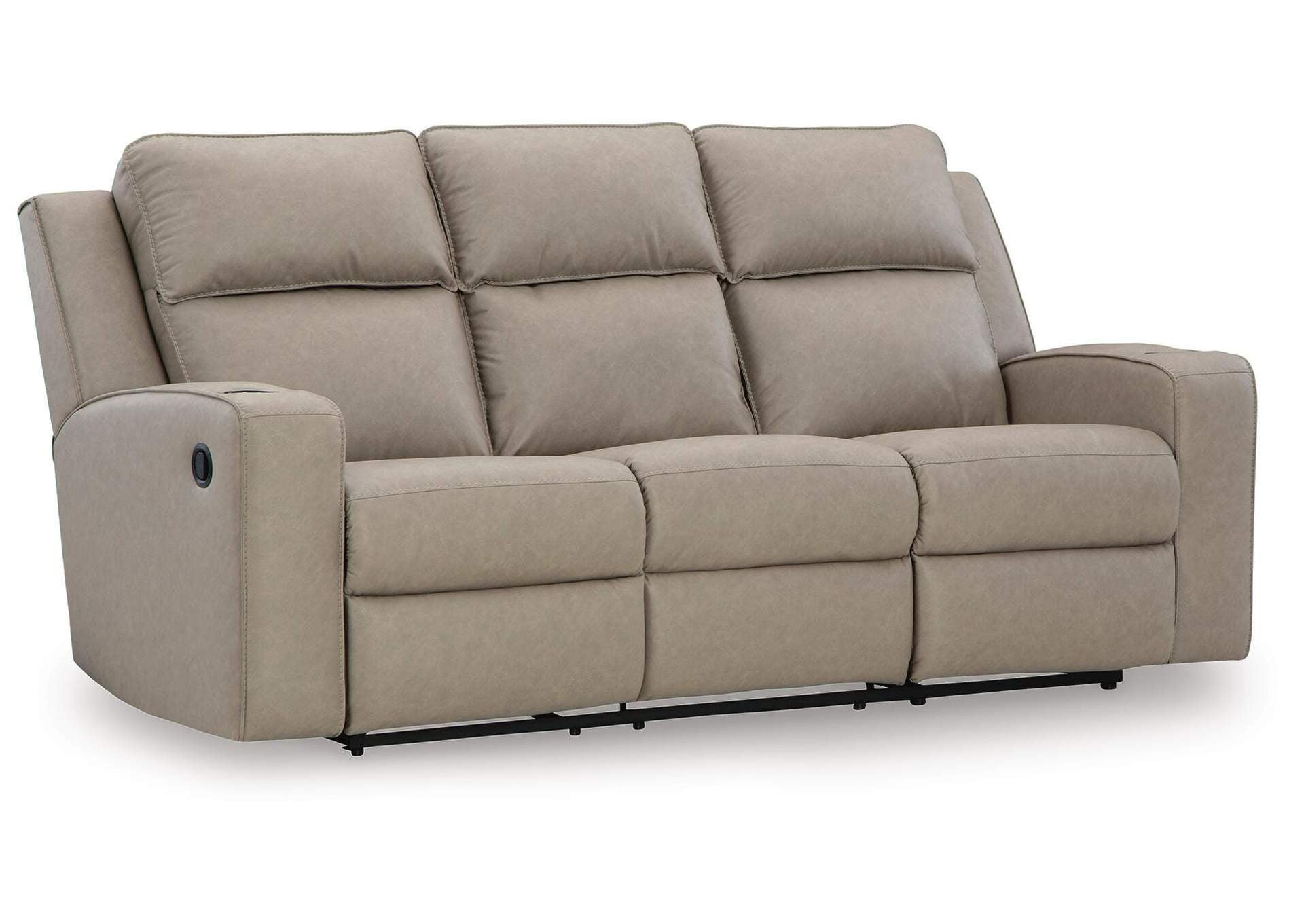 Lavenhorne Sofa, Loveseat and Recliner angled view