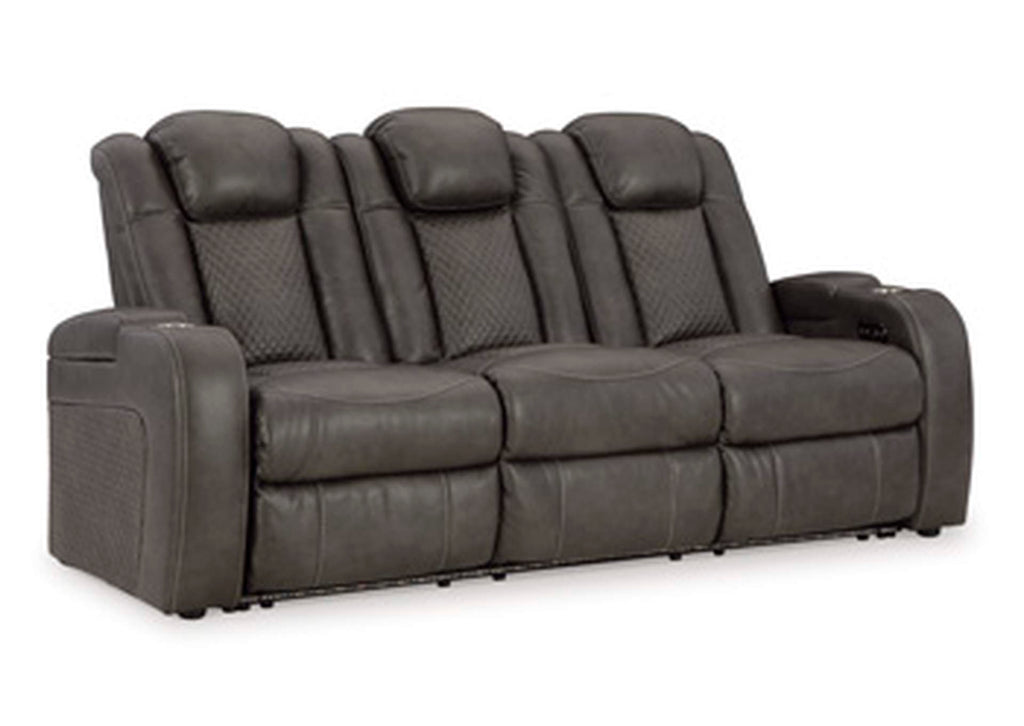 Fyne-Dyme Power Reclining Sofa angled view