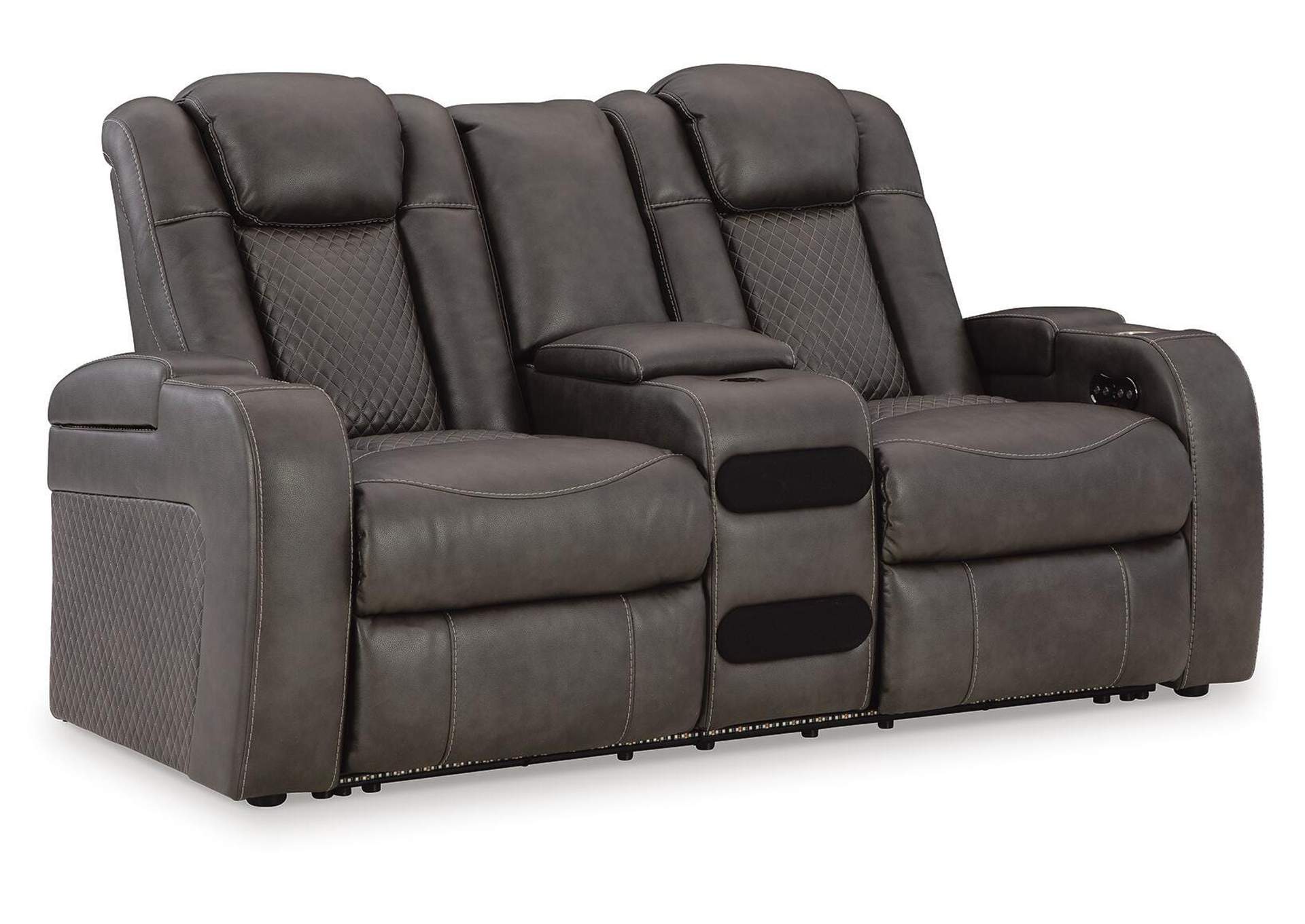 Fyne-Dyme Power Sofa, Loveseat and Recliner angled view