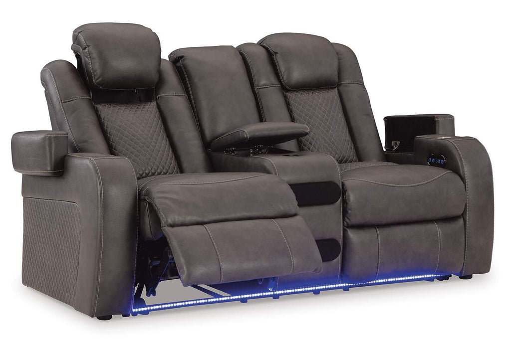 Fyne-Dyme Power Sofa, Loveseat and Recliner angled view