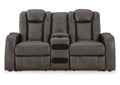 Fyne-Dyme Power Reclining Loveseat with Console