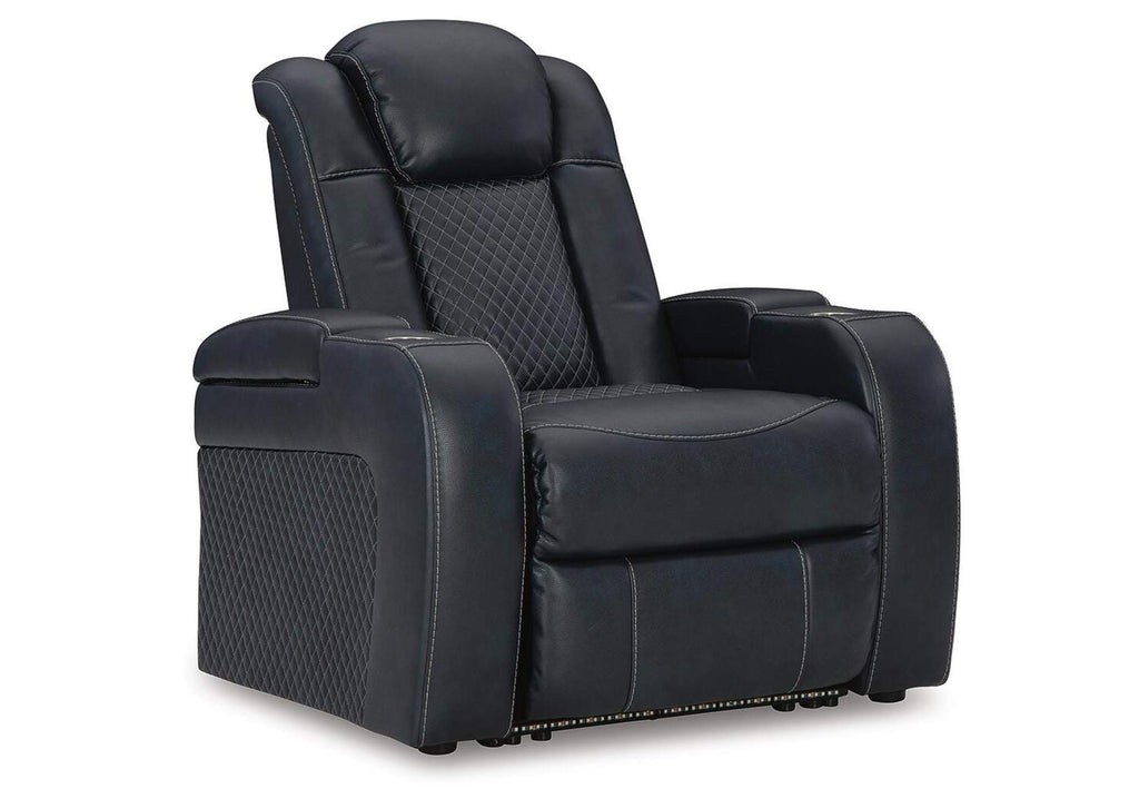 Fyne-Dyme Power Recliner angled view
