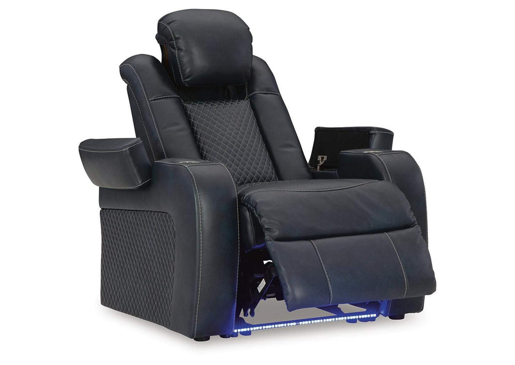 Fyne-Dyme Power Recliner angled view