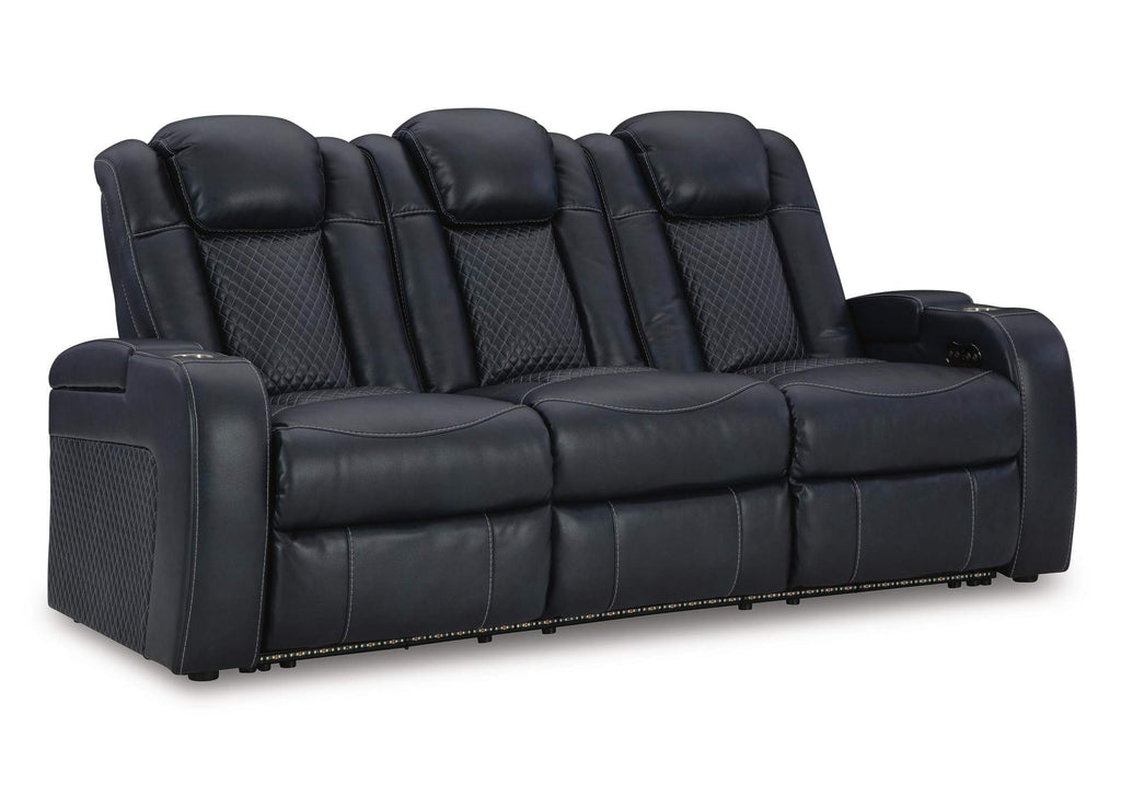 Fyne-Dyme Power Reclining Sofa angled view