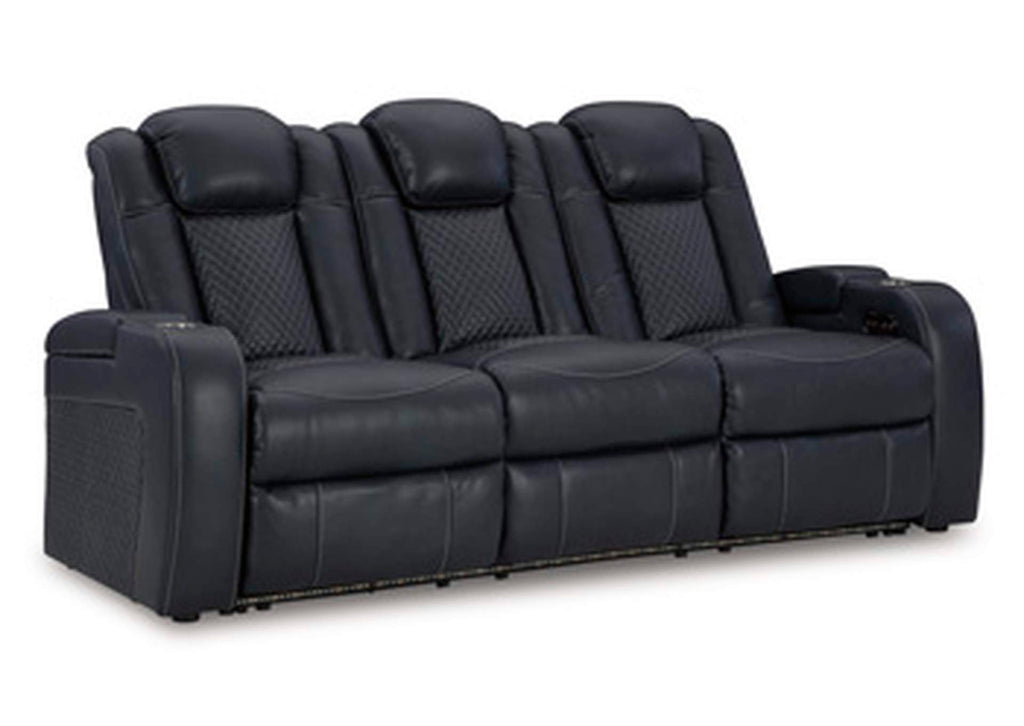 Fyne-Dyme Power Reclining Sofa angled view