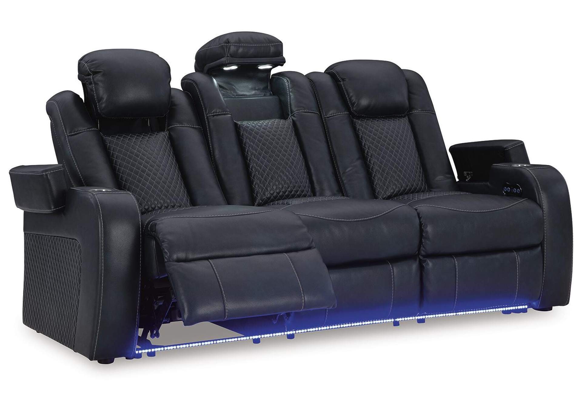 Fyne-Dyme Power Sofa, Loveseat and Recliner angled view