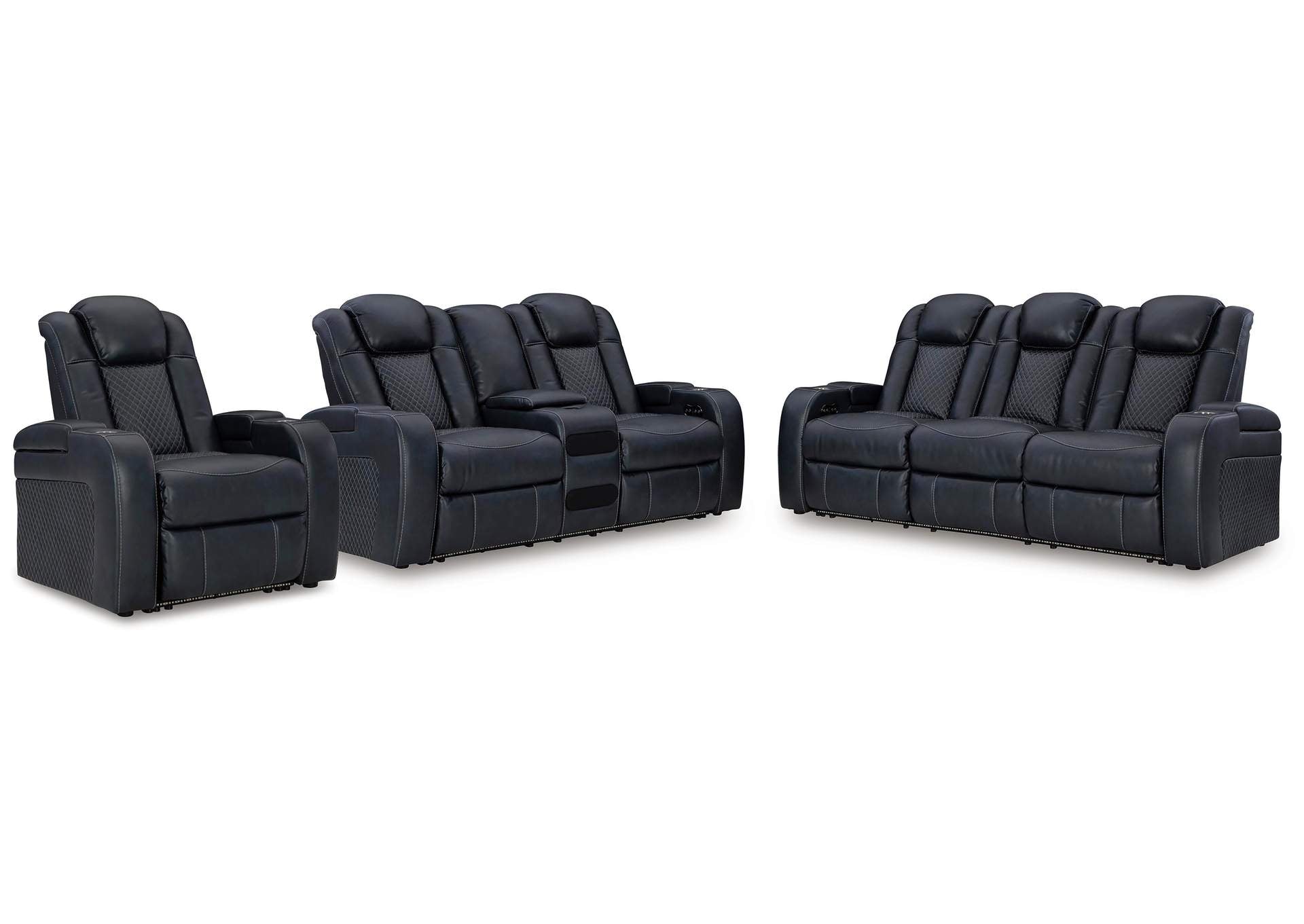 Fyne-Dyme Power Sofa, Loveseat and Recliner