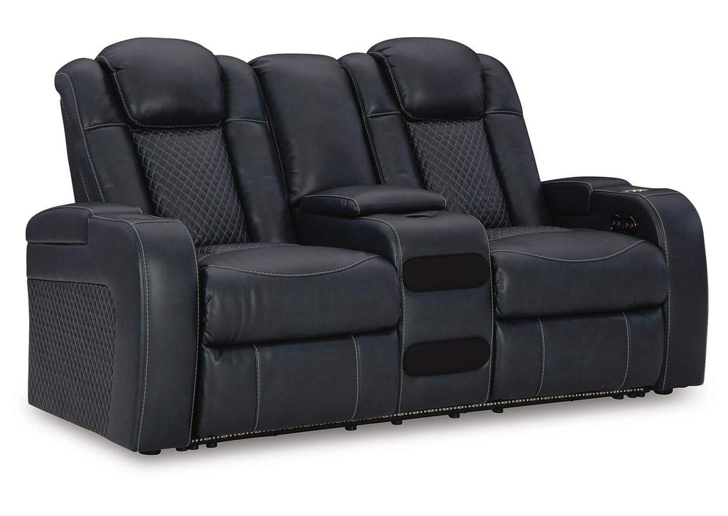 Fyne-Dyme Power Sofa, Loveseat and Recliner angled view