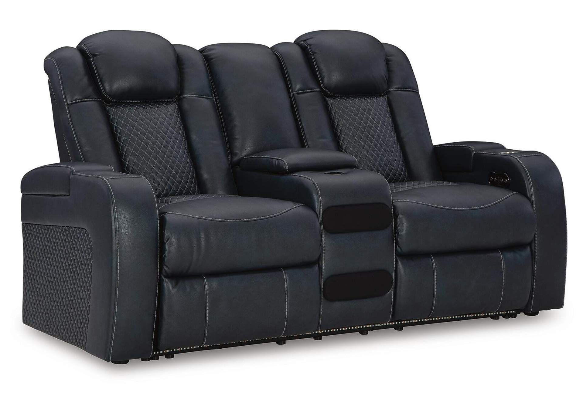 Fyne-Dyme Power Sofa, Loveseat and Recliner angled view