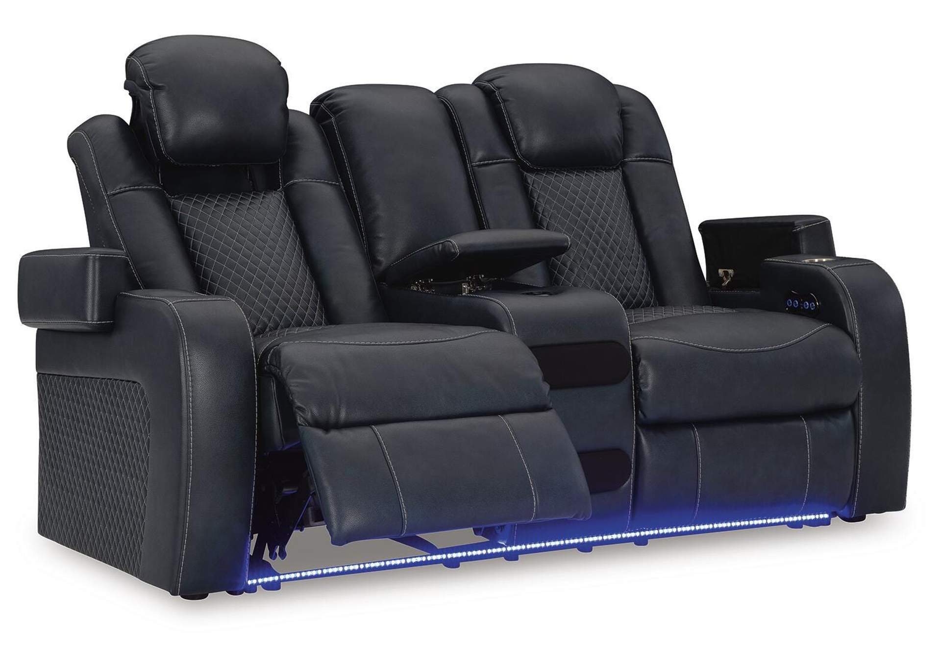 Fyne-Dyme Power Sofa, Loveseat and Recliner angled view