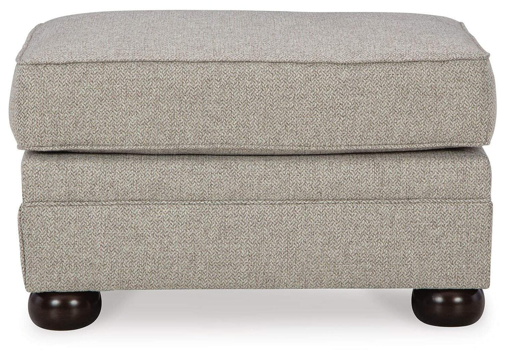 Gaelon Chair and Ottoman front view