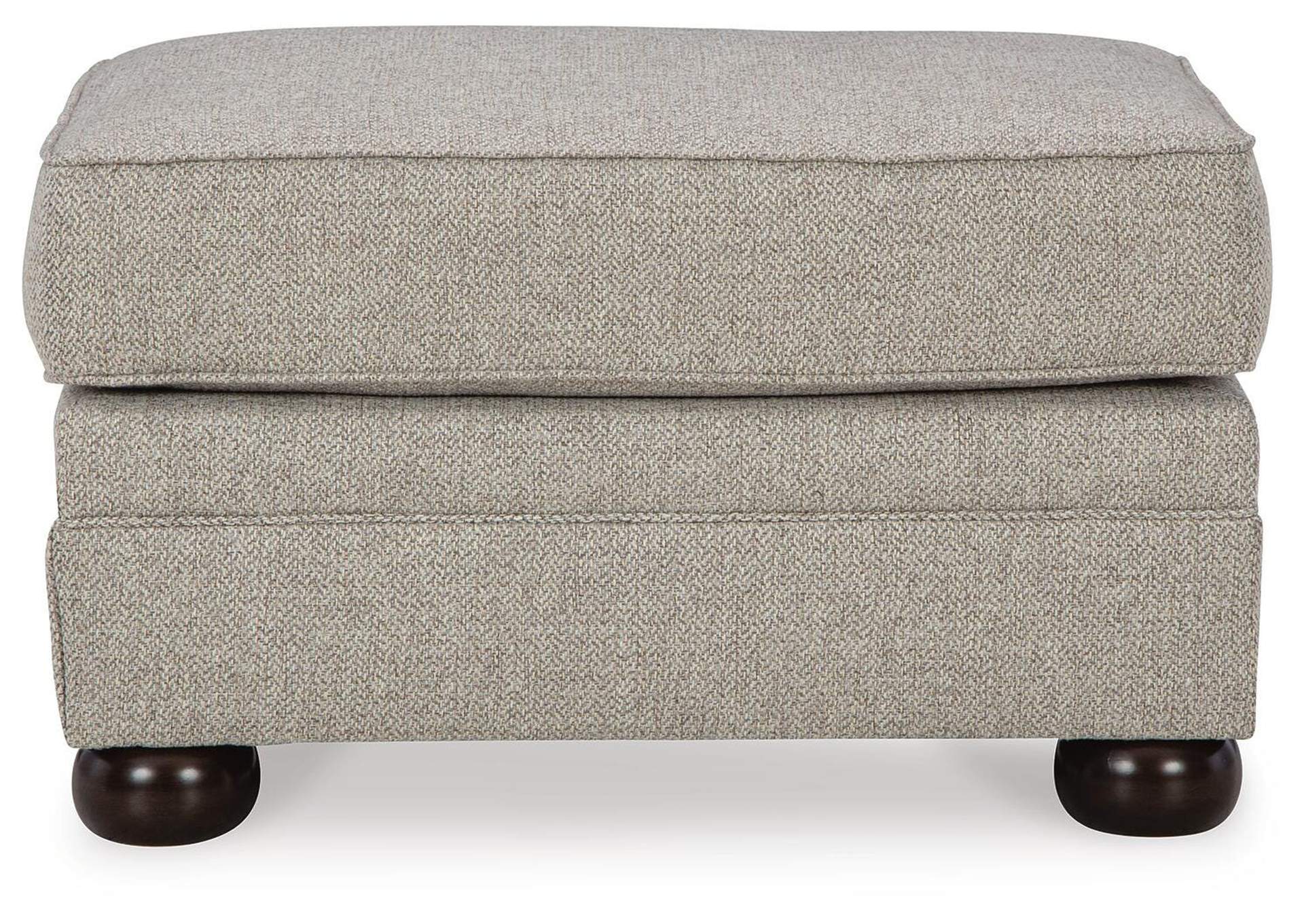 Gaelon Chair and Ottoman front view