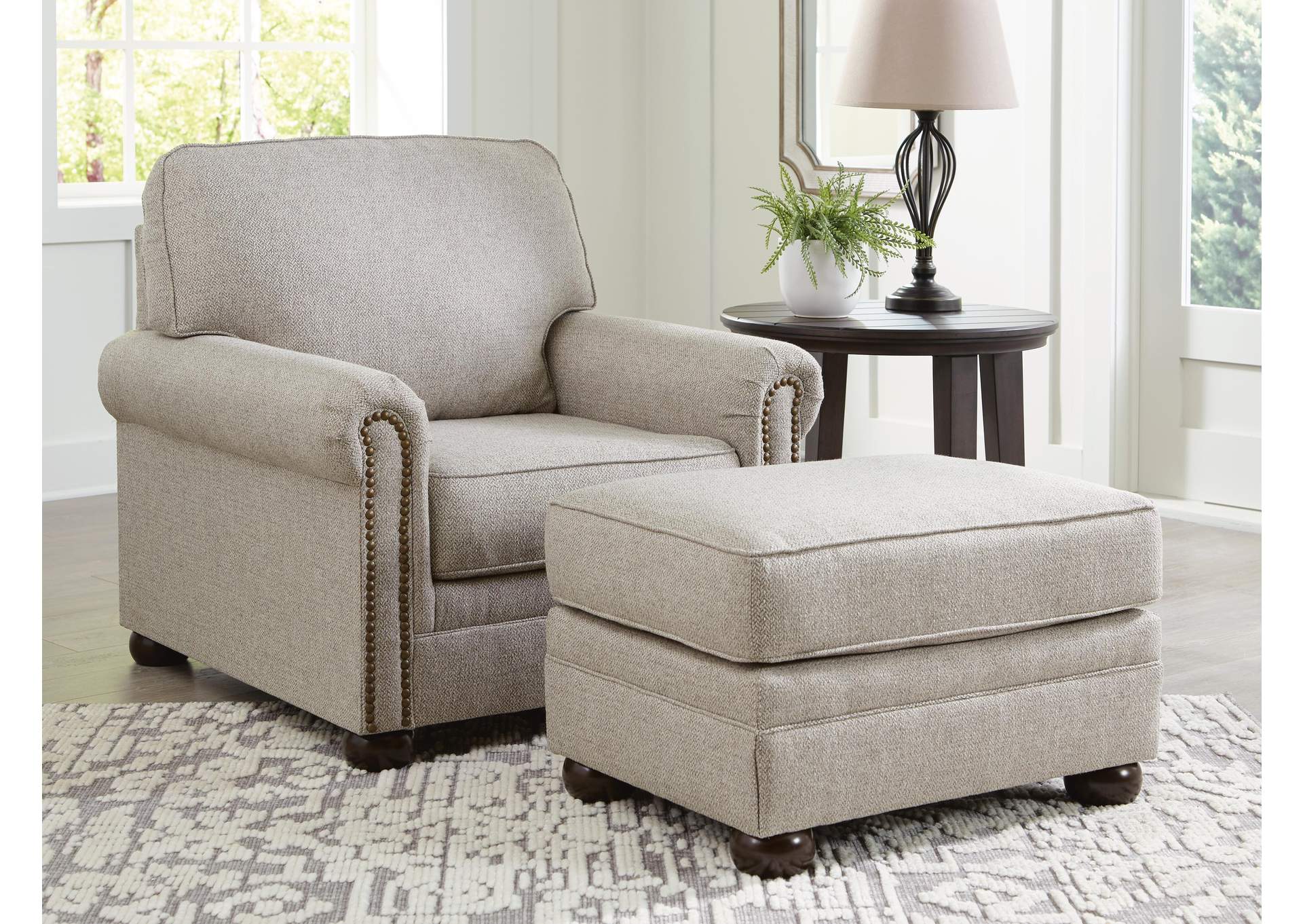 Gaelon Sofa, Loveseat, Chair and Ottoman