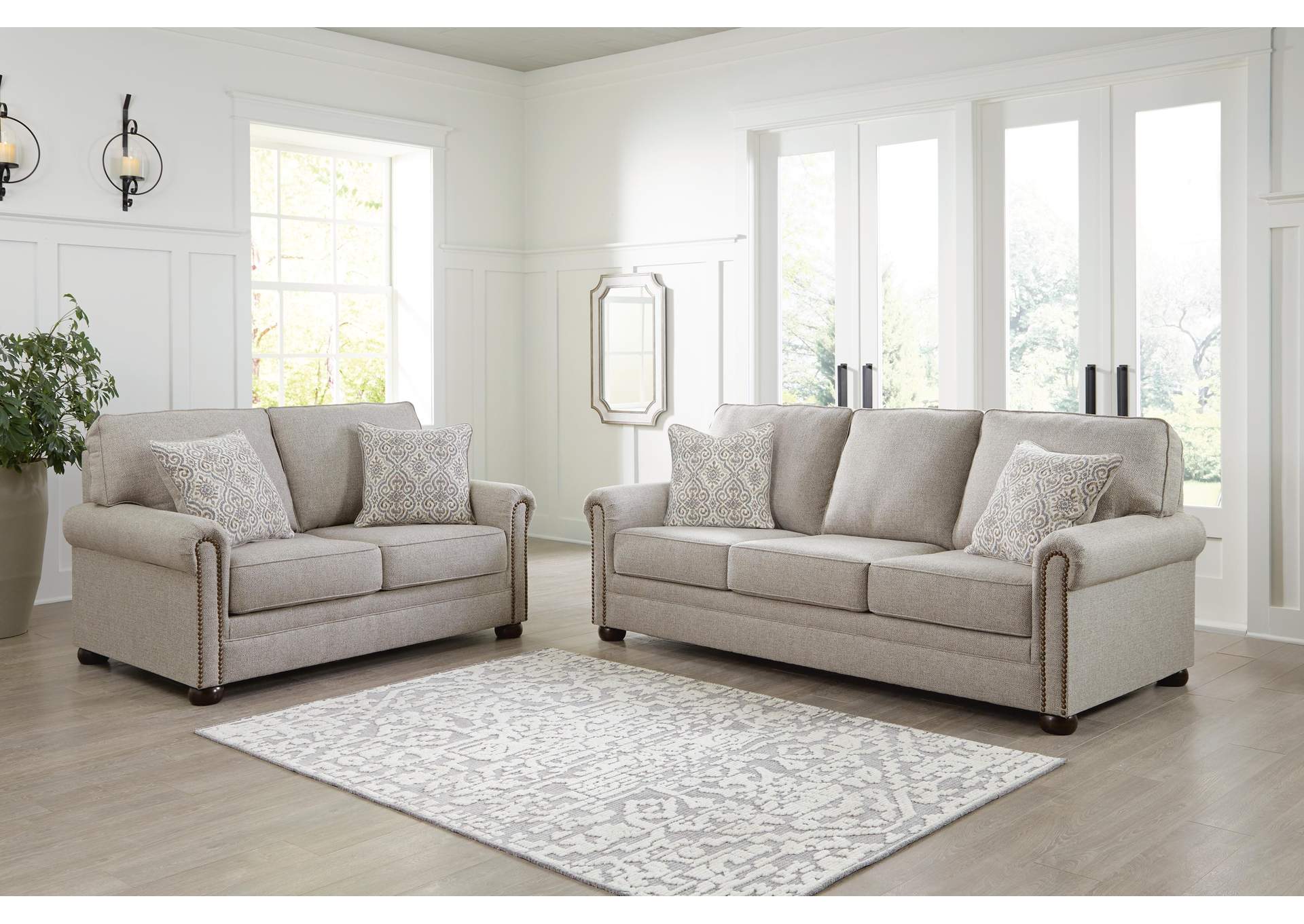 Gaelon Sofa, Loveseat, Chair and Ottoman