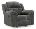 Frohn Recliner in Graphite, closed view