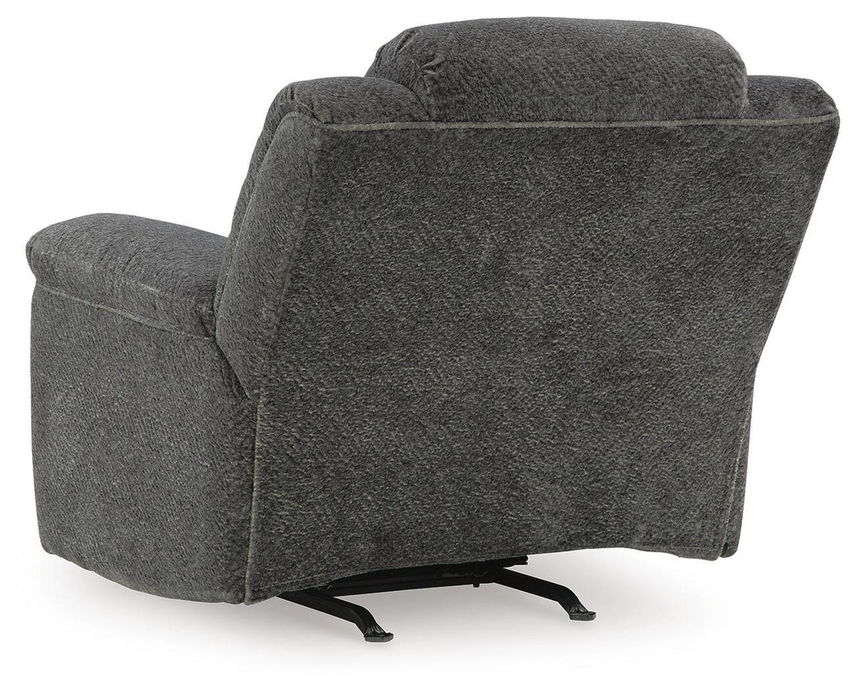 Frohn Recliner in Graphite, back view