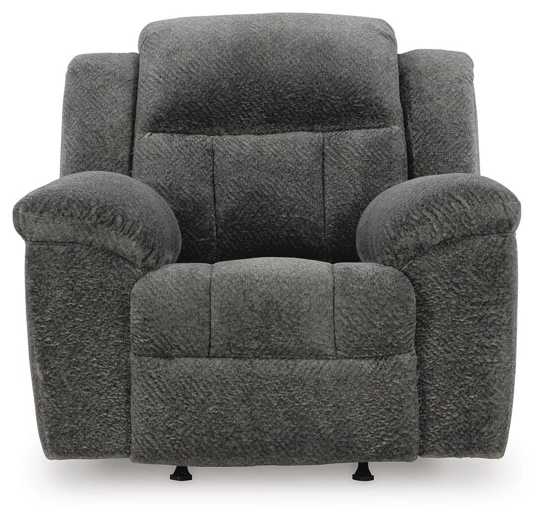 Frohn Recliner in Graphite, front view
