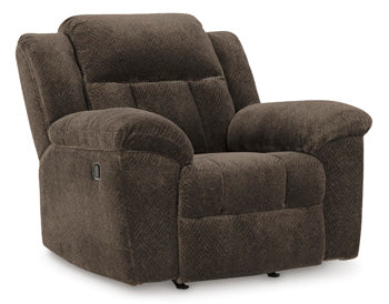 Frohn Recliner in Chocolate, closed view