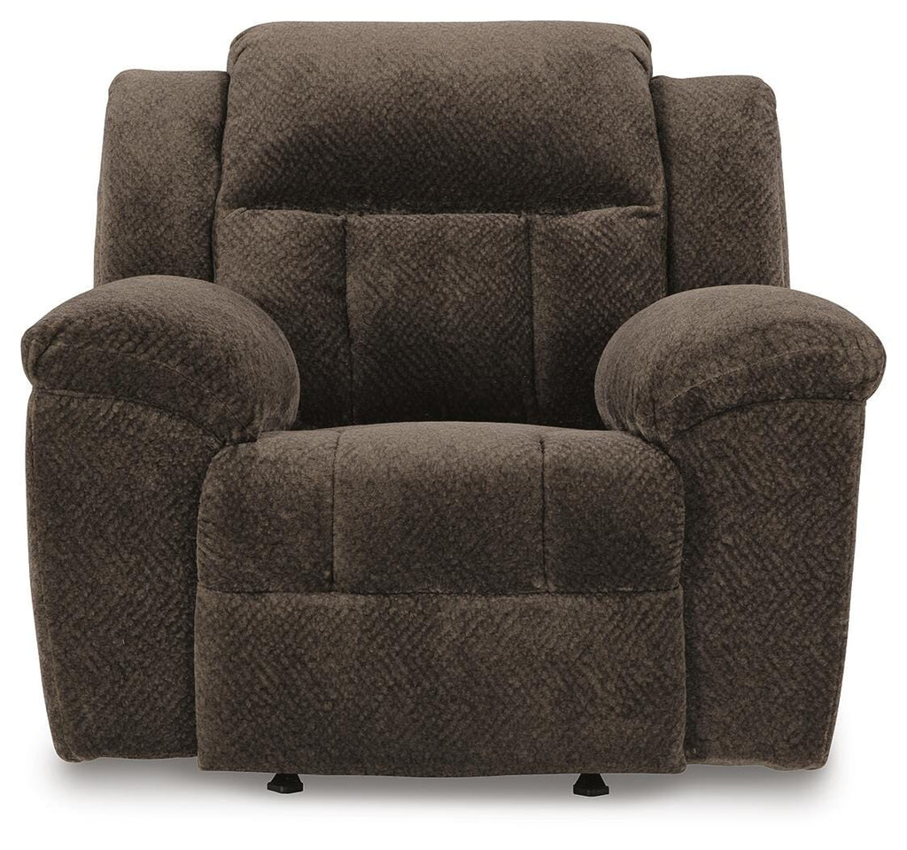 Frohn Recliner in Chocolate, front view