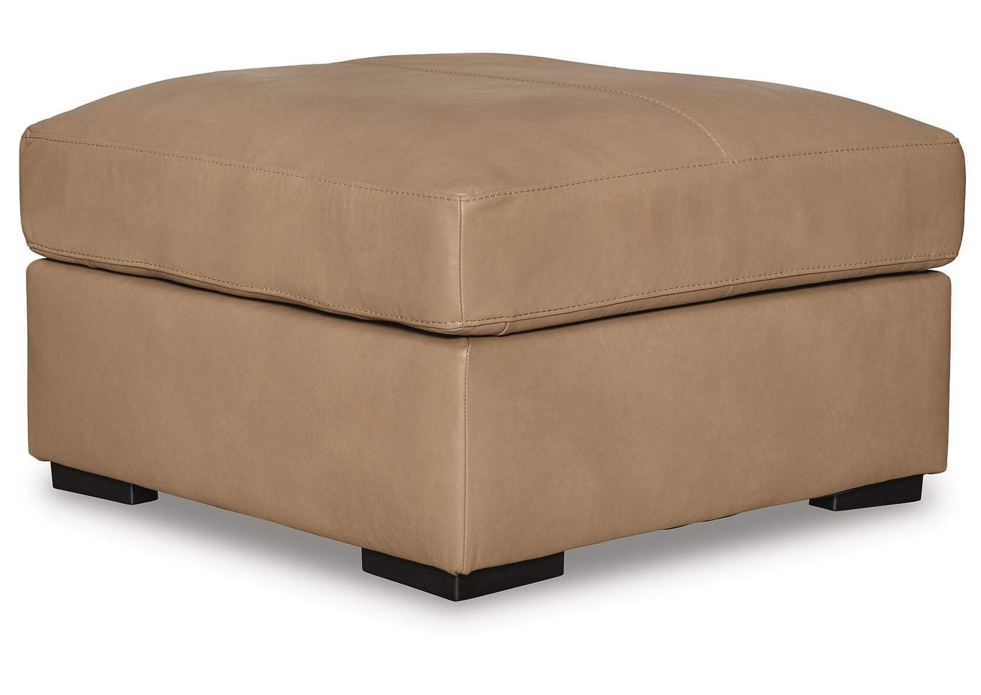 Bandon Oversized Accent Ottoman angled view