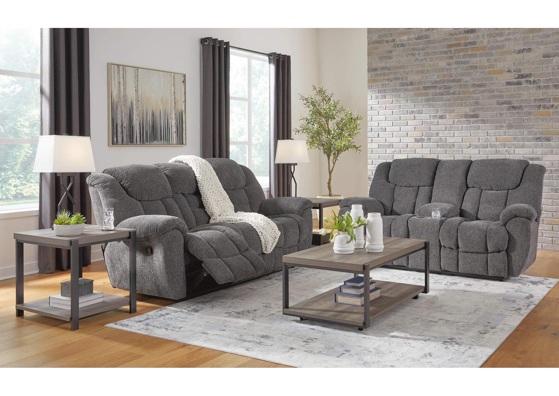 Foreside Sofa and Loveseat