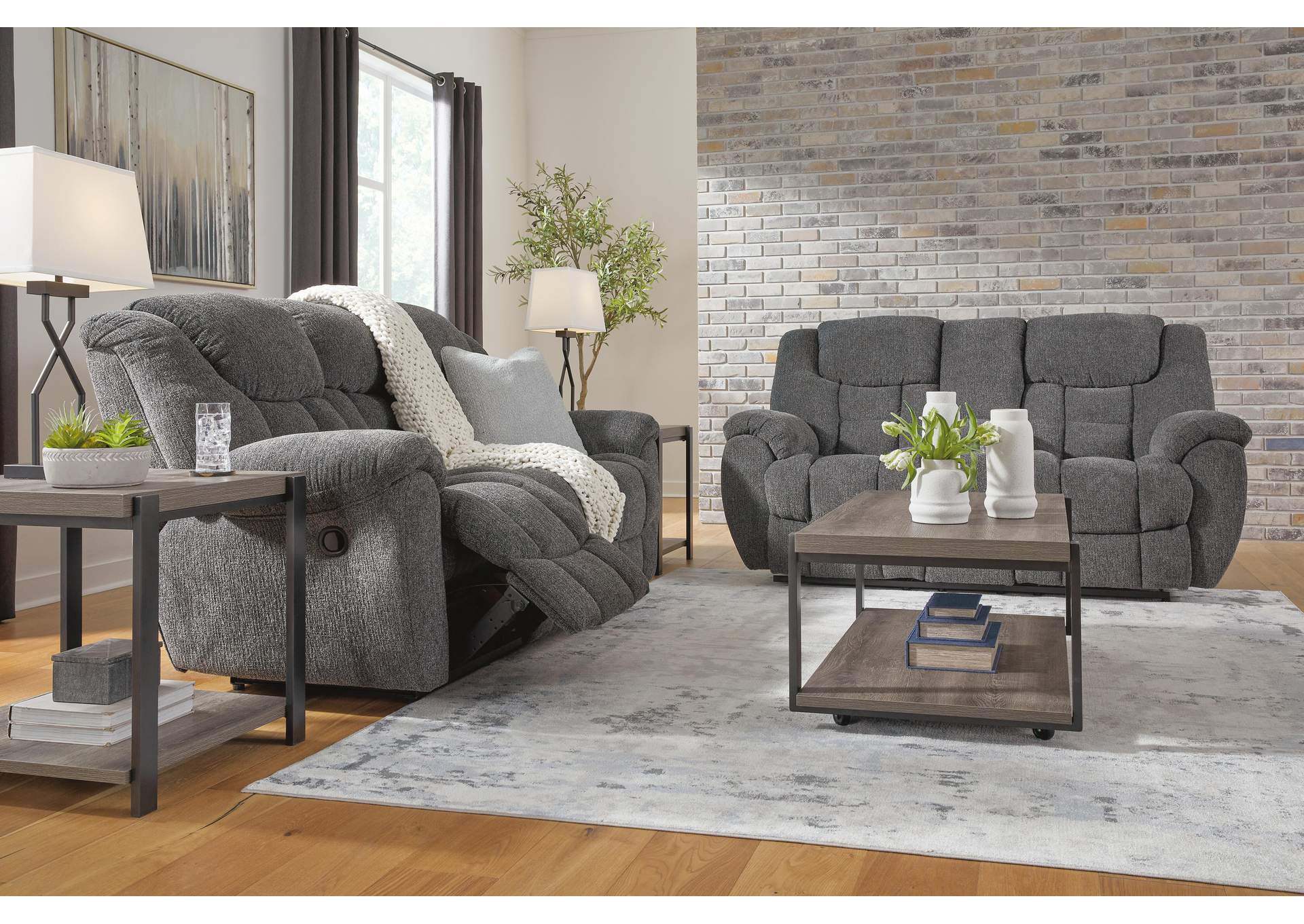 Foreside Sofa and Loveseat