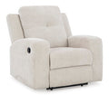 Danum Recliner in Stone, closed view